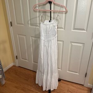 J. Crew White Maxi Dress